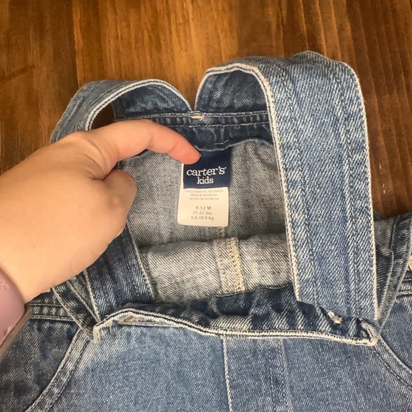 Carter's Blue Overalls with Red Truck Embroidery - Picture 3 of 5